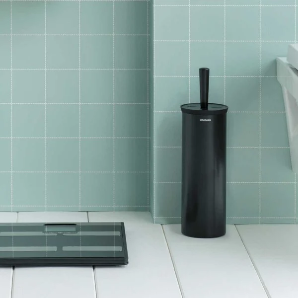 סט לשירותים שחור מט Brabantia - אביזרי אמבטיה תלויים
