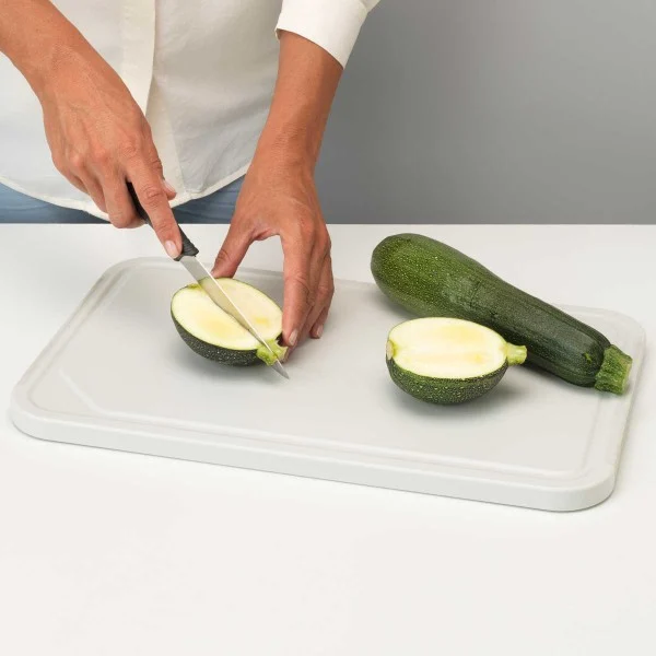 קרש חיתוך גדול עם מגש + Brabantia – Tasty