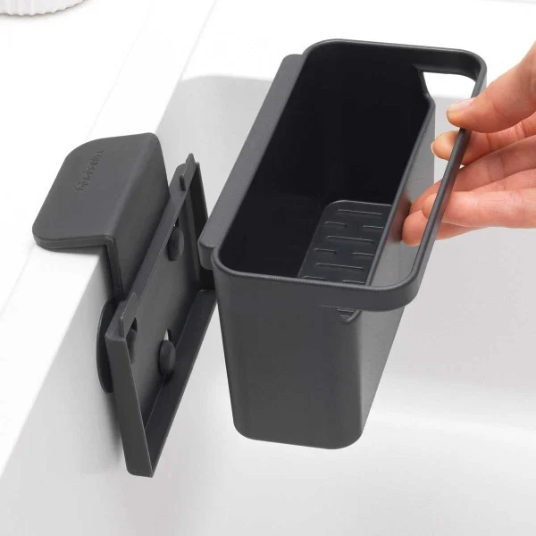 סט מסביב לכיור Brabantia - in sink organiser dark grey brabantia inuse y