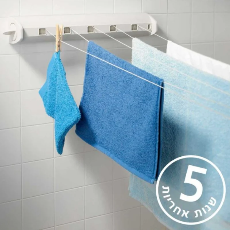 מתלה ייבוש כביסה בין קירות 22 מטר Brabantia