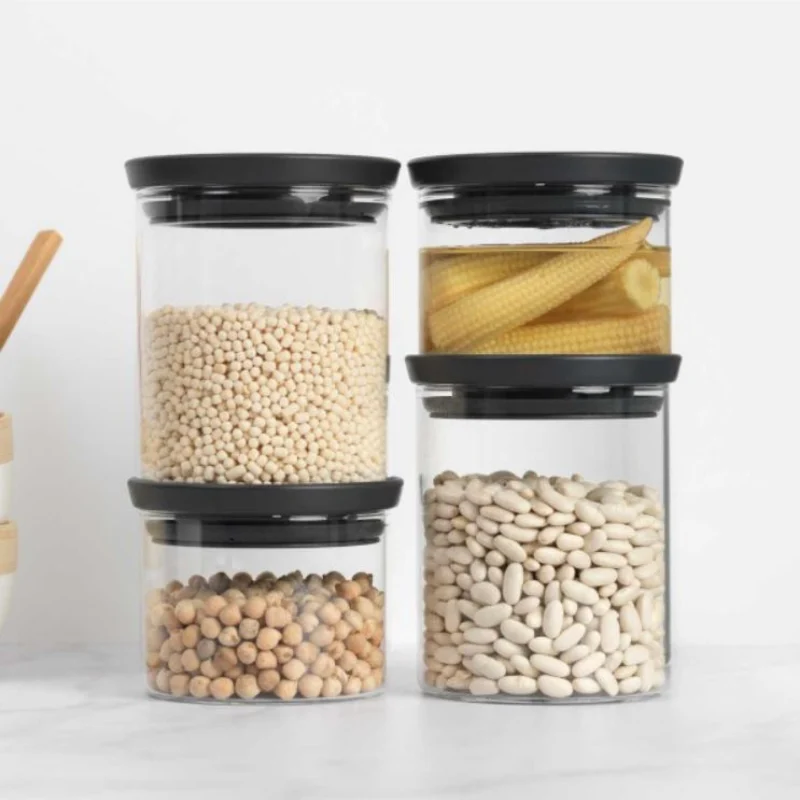 סט 4 מיכלי זכוכית 0.3 + 0.6 ליטר Brabantia