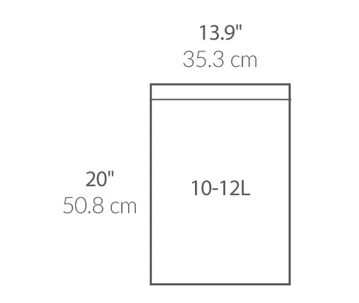 60 שקיות מסוג C, לפח 10 ל' - liner graphic c jpg
