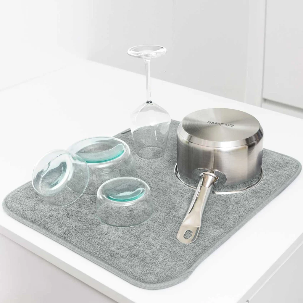 משטח מיקרופייבר לייבוש כלים Brabantia - microfibre dish drying ma mid grey brabantia y