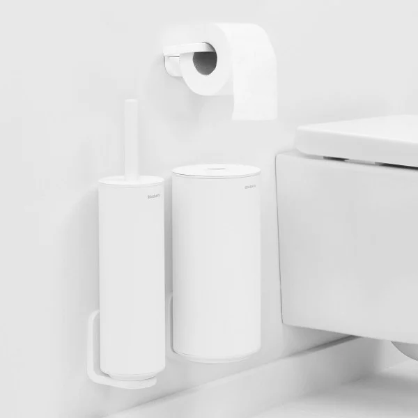 סט טואלט לשירותים Brabantia MindSet - mindset toilet accessory set of mineral fresh white brabantia y