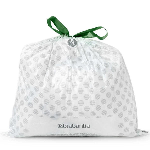 קרטון שקיות קוד R לפח אשפה 36 ליטר – 120 שקיות Brabantia - פחי אשפה