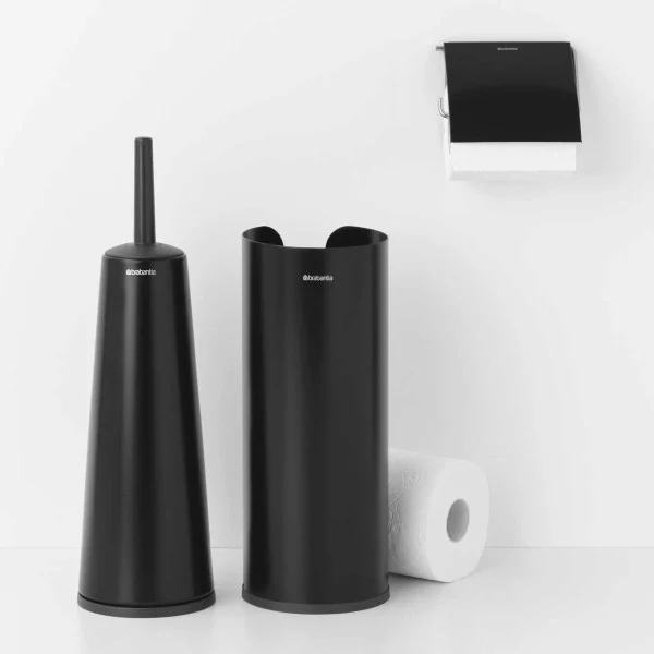 סט טואלט לשירותים שחור מט ReNew ,  Brabantia
