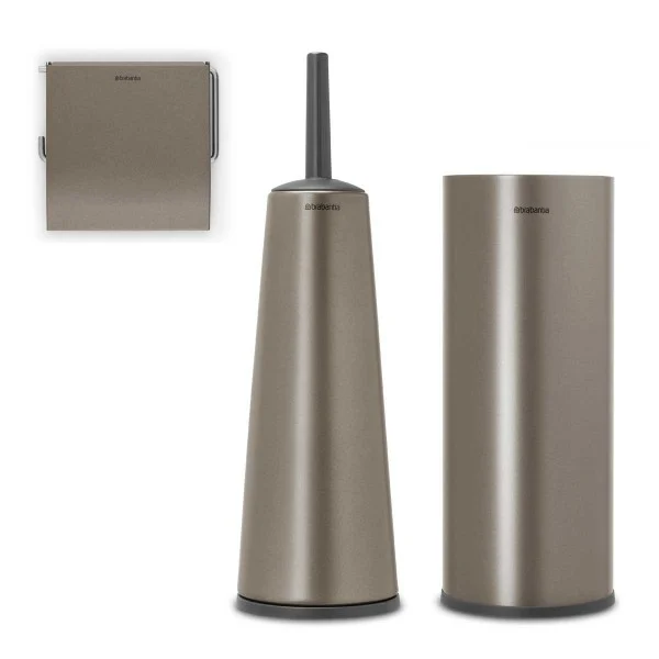 סט טואלט לשירותים פלטינום ReNew , Brabantia - אביזרי אמבטיה תלויים