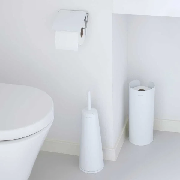 סט טואלט לשירותים לבן Brabantia , ReNew - renew toilet accessory set of white brabantia mood y