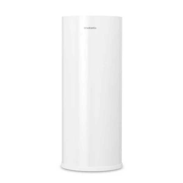 דיספנסר לגלילי נייר טואלט Brabantia – ReNew - renew toilet roll dispenser white brabantia front y