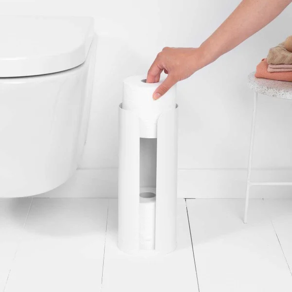 דיספנסר לגלילי נייר טואלט Brabantia – ReNew - renew toilet roll dispenser white brabantia insuse y