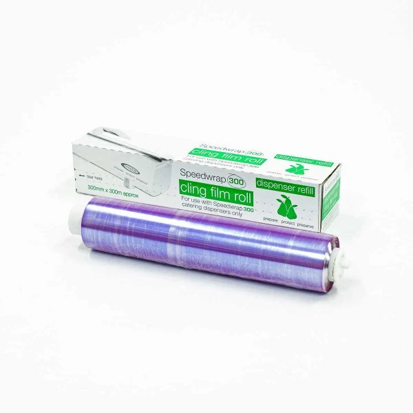 ניילון נצמד Speedwrap 300 – גליל מילוי למכשיר עטיפה ביתי - wrapex speedwrap cling film roll y hrf3030ref box roll