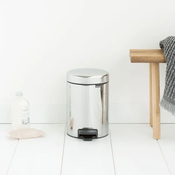 סט לשירותים ניקל מבריק Brabantia - אביזרי אמבטיה מונחים