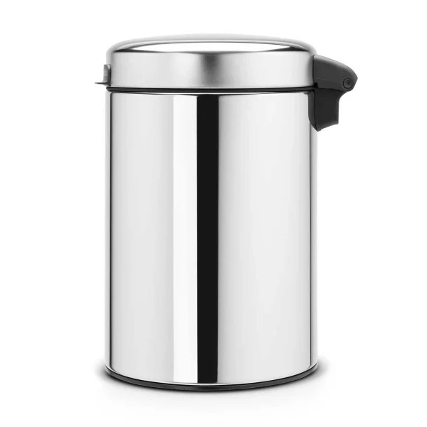 סט לשירותים ניקל מבריק עם פח נתלה Brabantia - תמונה 2