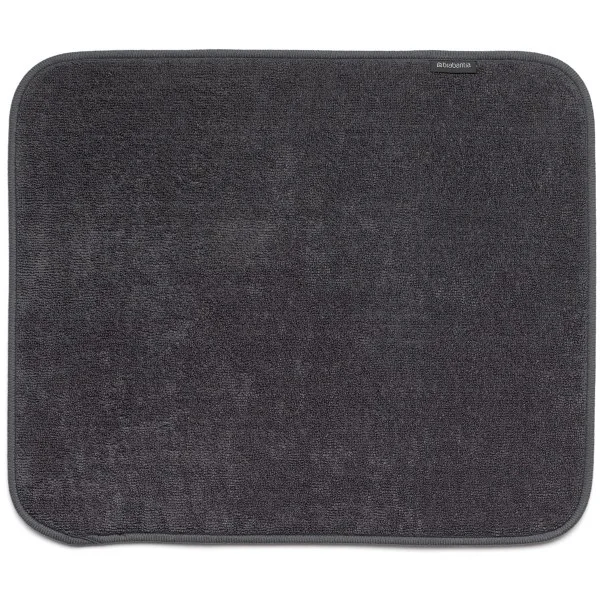 משטח מיקרופייבר לייבוש כלים Brabantia - y microfibre dish drying mat dark grey brabantia