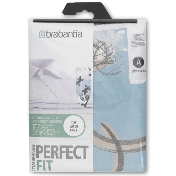 כיסוי לקרש גיהוץ A במידה 110/30ס״מ, 2 מ״מ Brabantia - y ironing board cover a 110x30cm 2mm foam colourful mixed brabantia