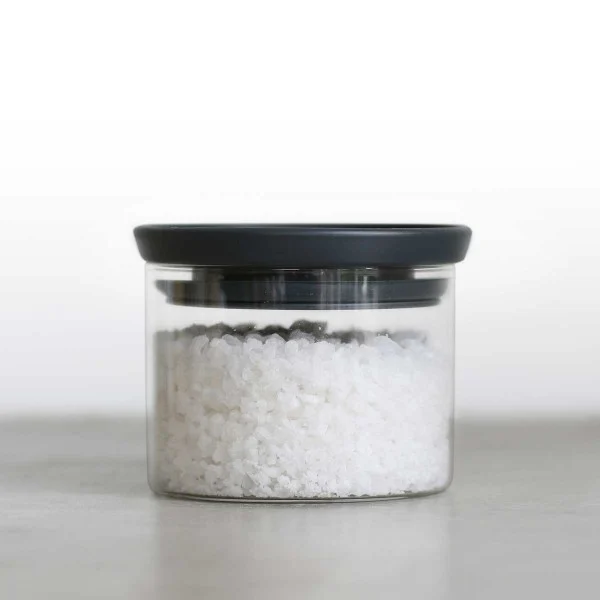 סט 8 מיכלי זכוכית 0.3 + 1.1 ליטר, Brabantia - y brabantia stackable glass jar .3l dark grey brabantia