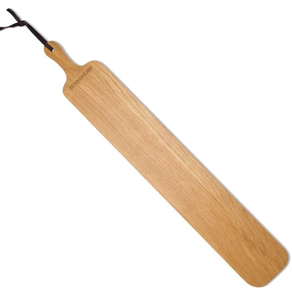קרש עץ להגשה, צר – אלון משומן Dutchdeluxes - y dutchdeluxes bread board bbst oak stripe