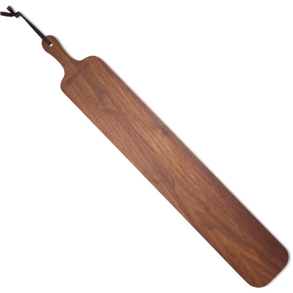 קרש עץ להגשה, צר – אגוז משומן Dutchdeluxes - y dutchdeluxes bread board cbst walnut stripe