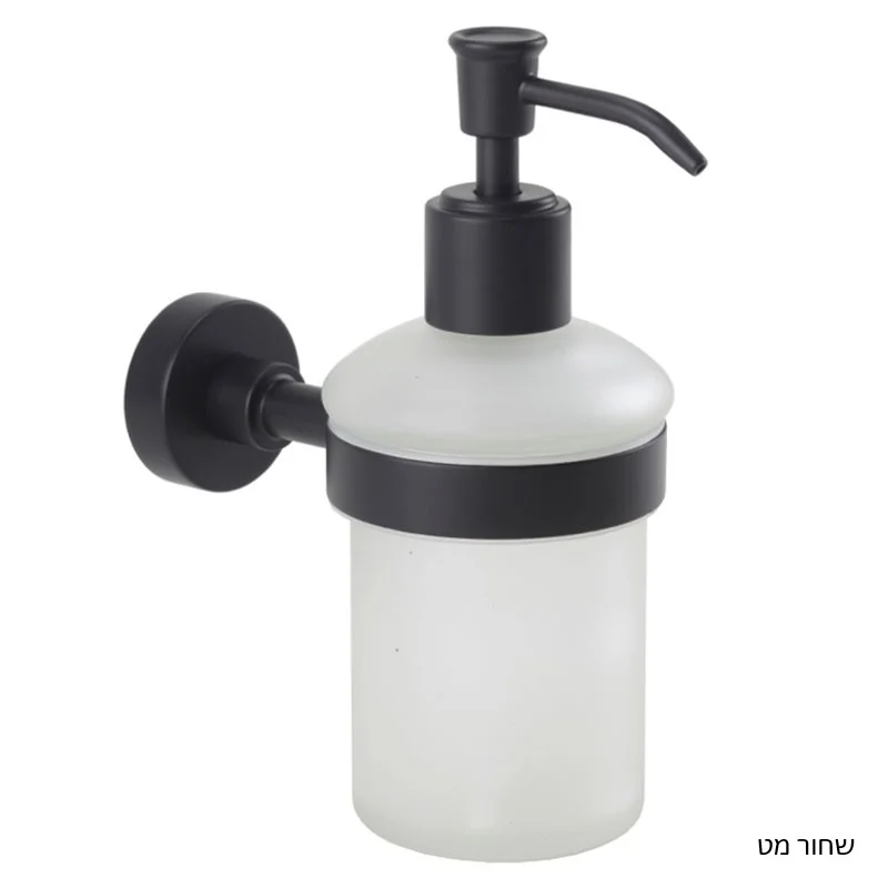 דיספנסר לסבון נוזלי CLASS - דיספנסר לסבון נוזלי לקיר שחור KB323
