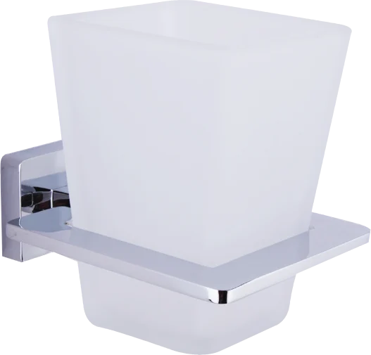 כוס תלויה למברשת שיניים SQUARE 5958 - אביזרי אמבטיה מונחים