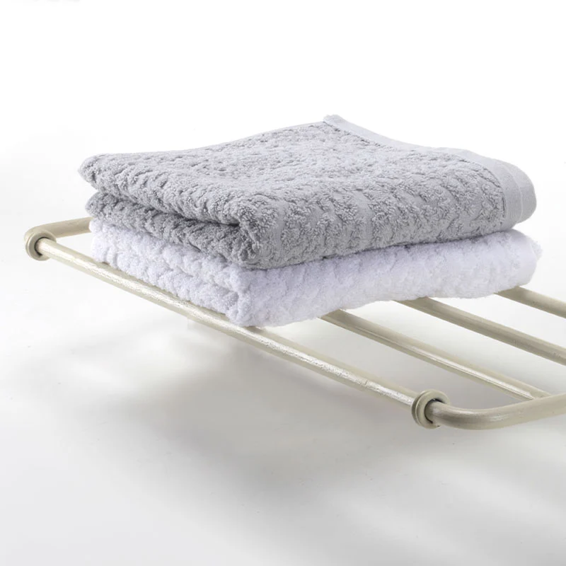 מדף מגבות נפחות קלאסי - מדף מגבות קרם