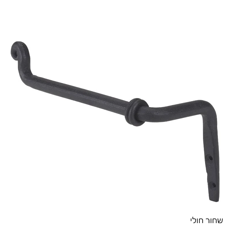 מחזיק נייר טואלט קלאסי עבודת יד נפחות - נייר טואלט שחור