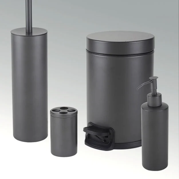 דיספנסר לסבון נוזלי דגם GRAPHITE מונח אפור גרפיט - אביזרי אמבטיה מונחים