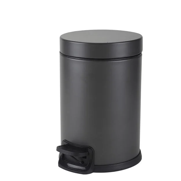 סט אביזרים לאמבטיה GRAPHITE אפור כהה - אביזרי אמבטיה מונחים