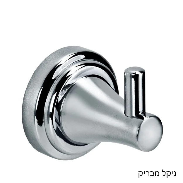 קולב למגבת בודד ROMEO - קולב מגבות ניקל מבריק