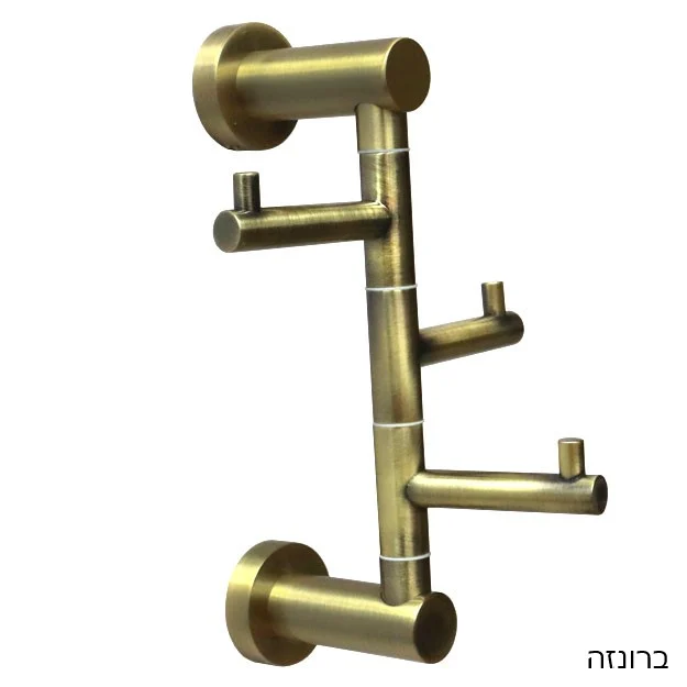 קולב מגבת לאמבטיה 3 ווים ROUND - אמבטיה ורחצה