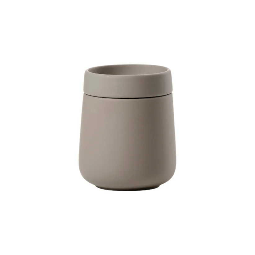 צנצנת עם מכסה לצמר גפן Nova One – Zone Denmark - 630e017714f99594d5c59e8c9f5a5540