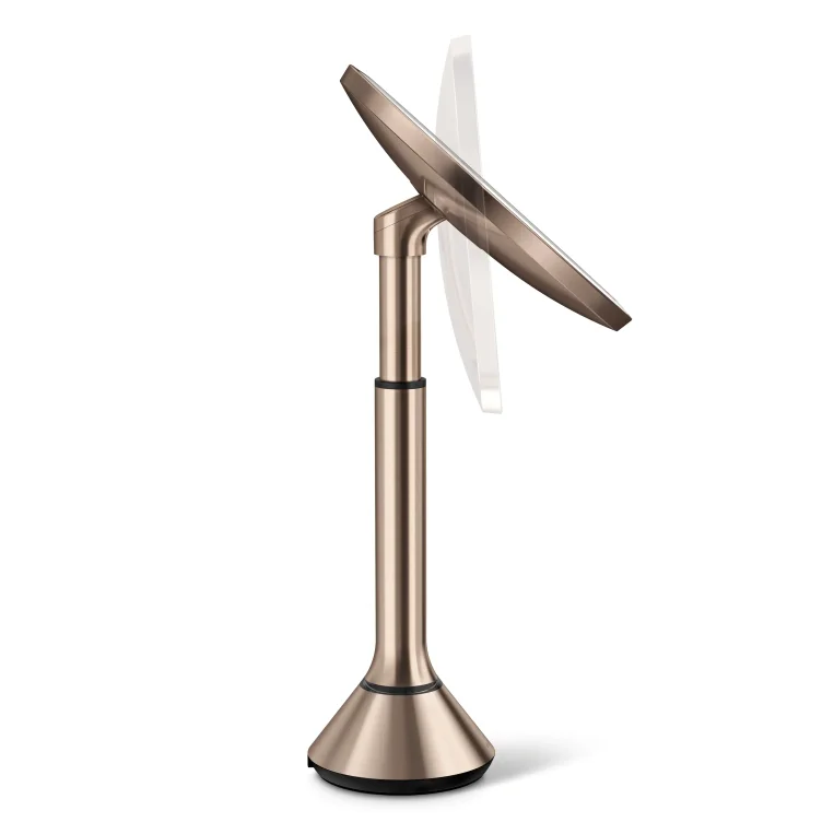 מראת סנסור Touch dual light, רוז-גולד מגדילה 20 ס"מ - תמונה 2