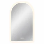 מראת קשת חכמה עם תאורת LED ומפשיר אדים 47/80 (בתקן IP65)