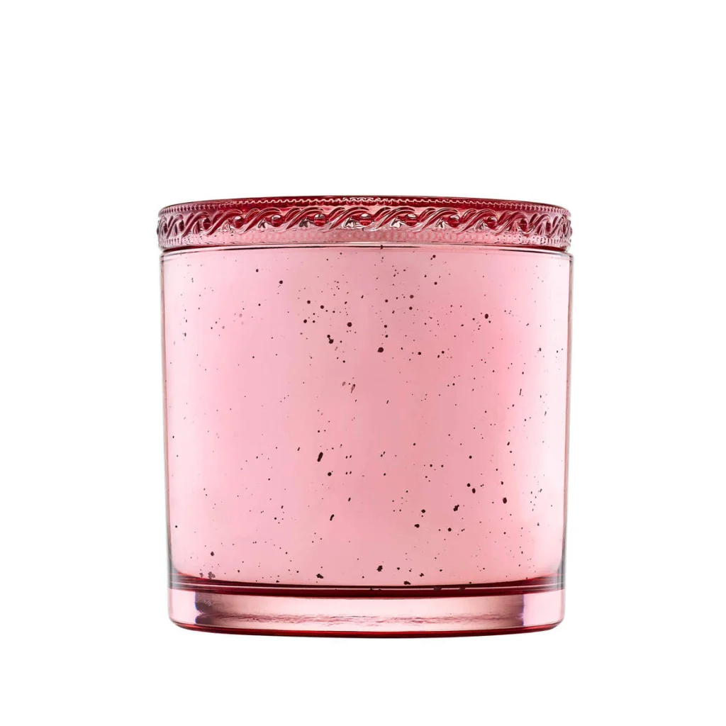 נר גדול 3 פתיליות 1020 גרם – Sparkling Rose VOLUSPA - נרות ומפיצי ריח