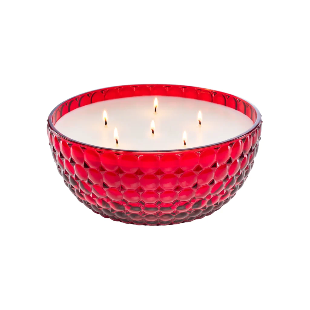 נר ריחני בקערת זכוכית 2.4 קילו – Cherry Gloss VOLUSPA